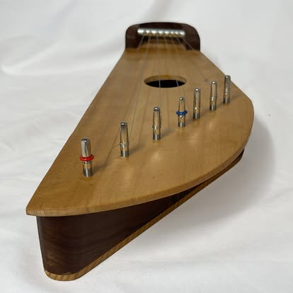 7 string Kantele maple and walnut