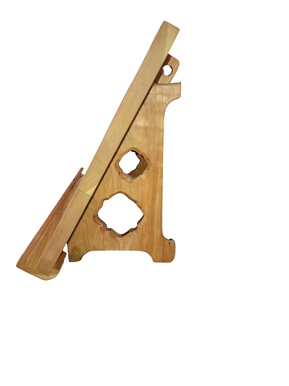 side view tabletop music stand
