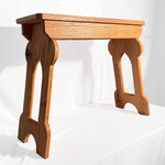 Oak Bench, Gothic Arch