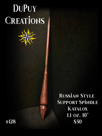 Russian Style Support Spindle in Katalox